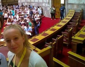 Η μαθήτριά μας Δήμητρα – Αναστασία Καννά στη Βουλή των Εφήβων