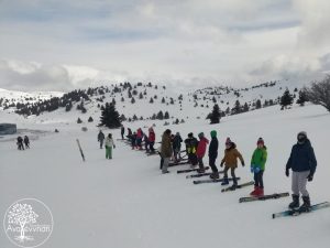 Το Δημοτικό μας στο Χιονοδρομικό Καλαβρύτων
